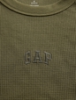 Gap Logo Waffle-Knit Crewneck T-Shirt