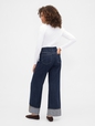 V-HR WIDE LEG CUFF DARK GISELE