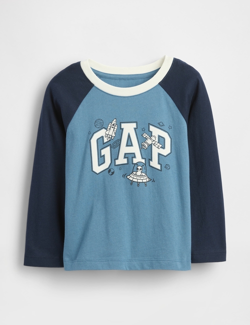 V-FRCH LS LOGO RAGLAN T