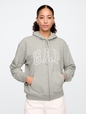 Relaxed Gap Logo Zip Hoodie