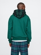 Vintage Soft Striped Logo Hoodie