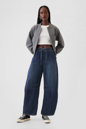 Mid Rise Easy Horseshoe Jeans