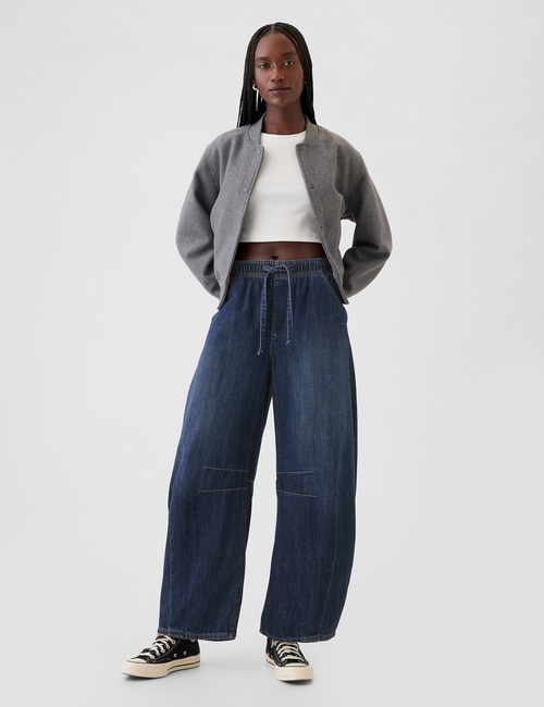 Mid Rise Easy Horseshoe Jeans