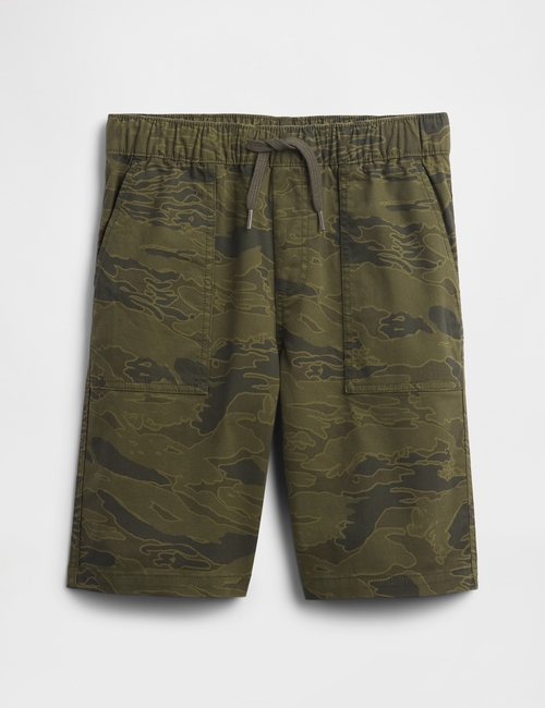 Kids Pull-On Baggy Twill Shorts