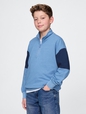 Kids Vintage Soft Half-Zip Logo Pullover