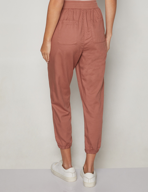 Ribbed Twill Joggers