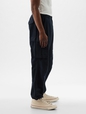 Linen-Cotton Cargo Pants
