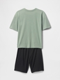 Kids Recycled PJ Short Set