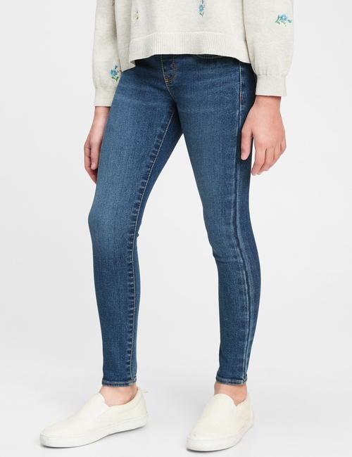 Kids Mid Rise Pull-On Jeggings
