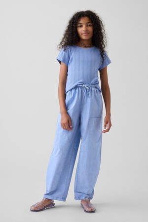 POPLIN EASY PANT
