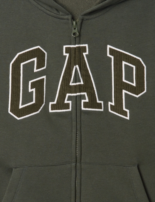 Kids Relaxed Gap Logo Zip Hoodie