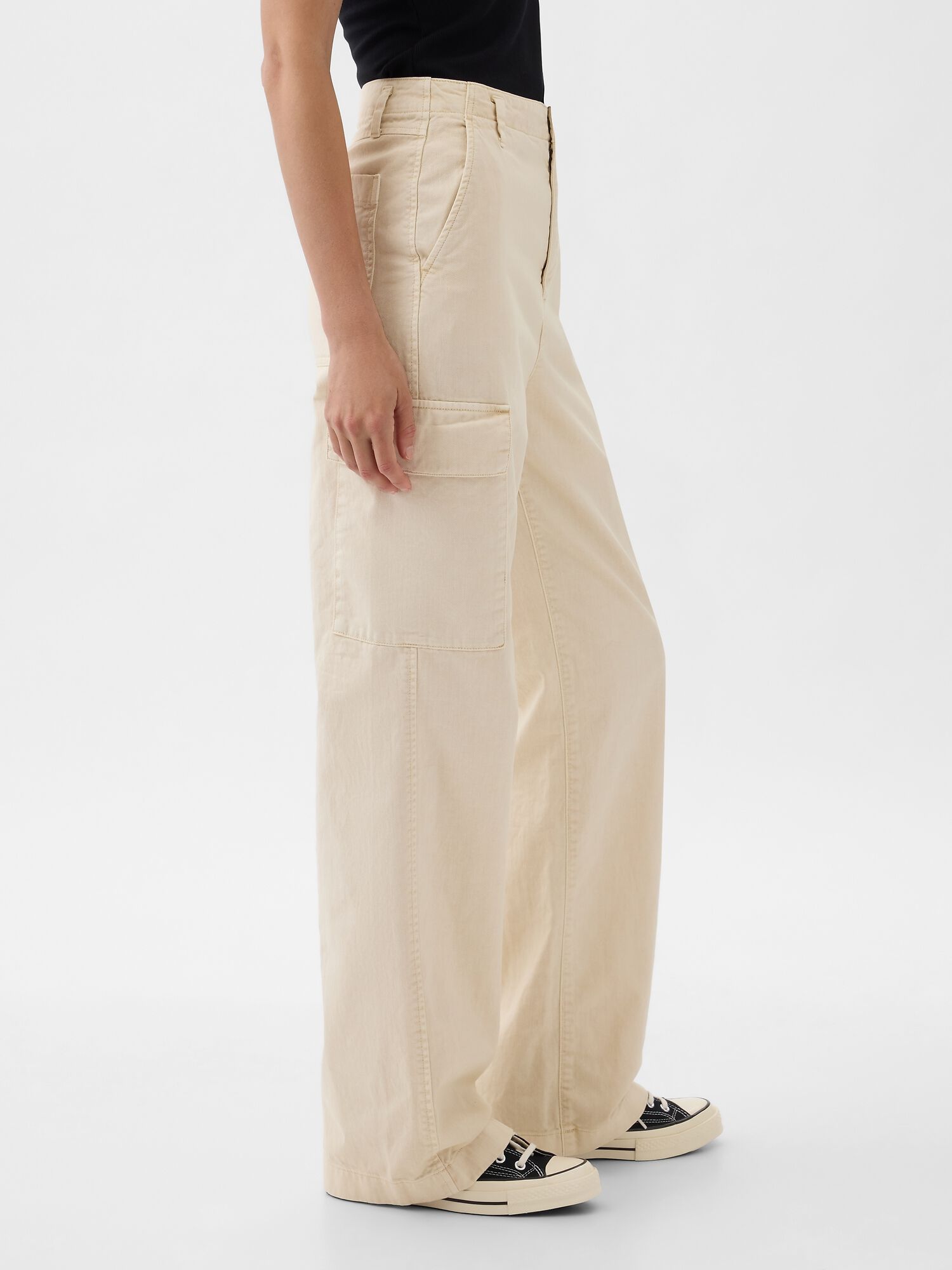 Shop LOOSE KHAKI CARGO for Women GAP UAE
