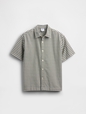 Kids Relaxed Plaid Oxford Shirt