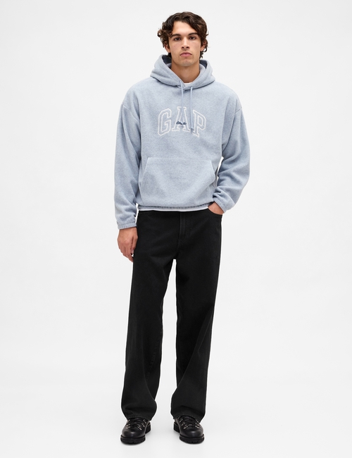 Oversized Athletic Logo Hoodie