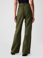 365 High Rise Linen-Cotton Trousers