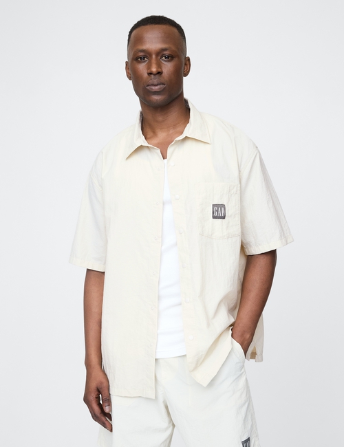 100% Recycled Relaxed Nylon Shirt