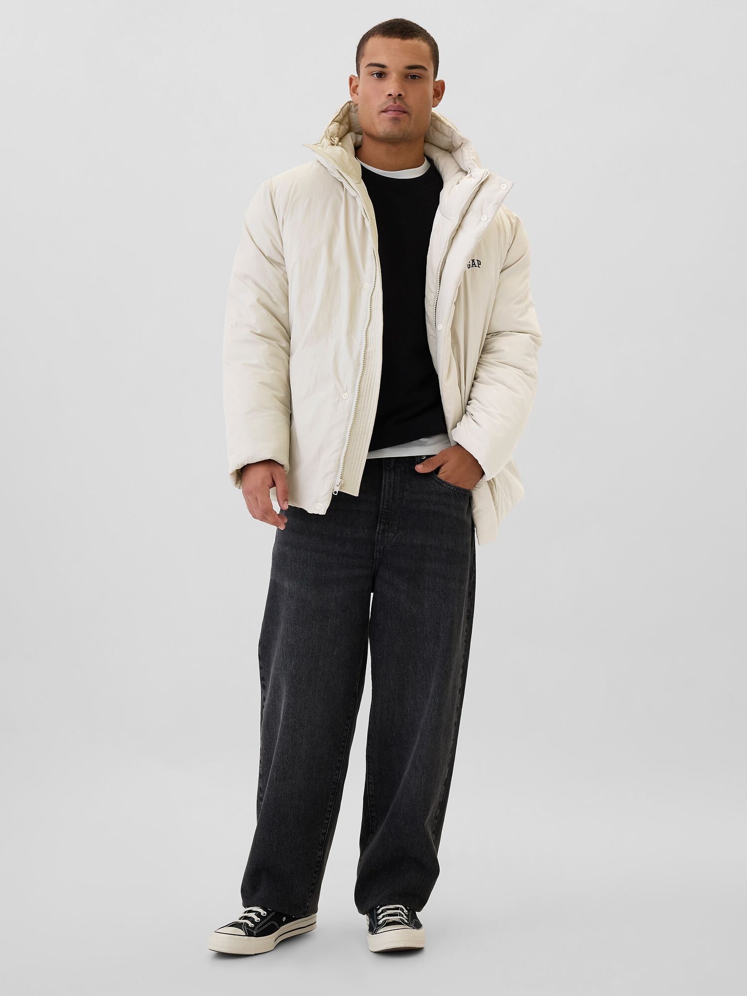 Logo Parka Jacket