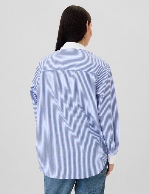 Poplin Pintuck Big Shirt
