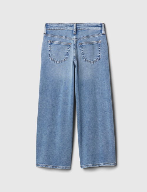 Kids High Rise SuperSoft Wide-Leg Ankle Jeans
