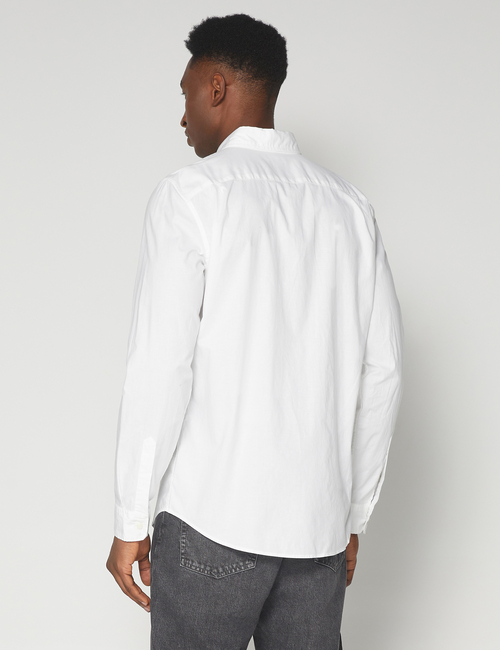 Stretch Poplin Shirt in Slim Fit