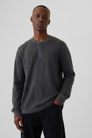 Waffle Henley T-Shirt