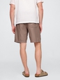 Linen-Cotton Easy Shorts