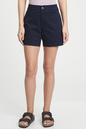 5" Mid Rise Khaki Shorts
