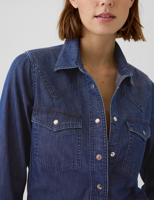 Denim Western Shirt