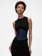 GapStudio Denim Corset Belt