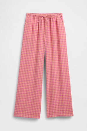 V-EASY WIDE LINEN PANT