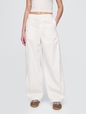 Low Rise Barrel Parachute Pants