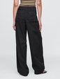 Low Rise Barrel Parachute Pants