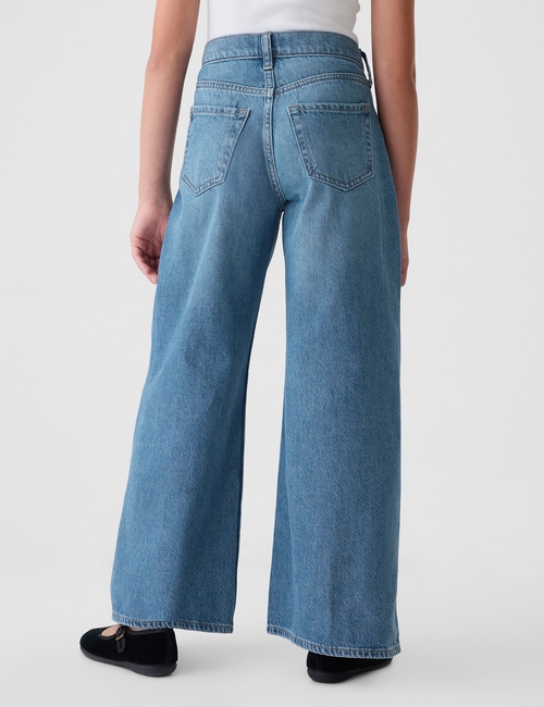 Kids Mid Rise Baggy Jeans