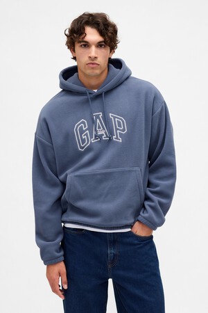 Oversized Athletic Logo Hoodie