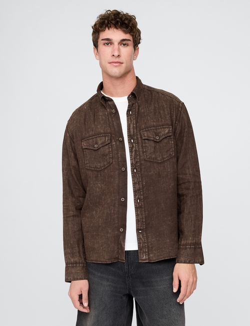 100% Linen Classic Shirt