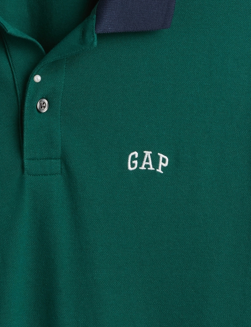 Colorblock Stretch Pique Polo Shirt