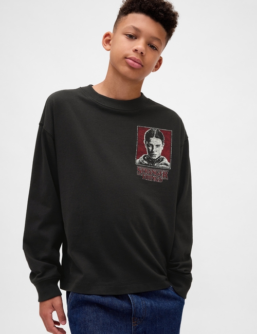 Stranger Things Kids Graphic T-Shirt