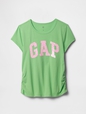 Kids Ruched Gap Logo T-Shirt
