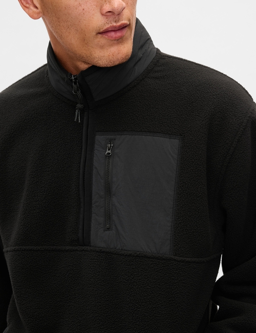 Sherpa Half-Zip Pullover