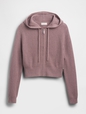 Gap × Summer Fridays CashSoft Waffle Crop Hoodie