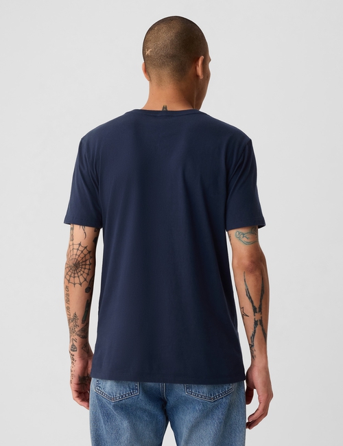 Cotton Jersey V-Neck T-Shirt