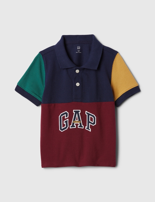 babyGap Colorblock Logo Polo Shirt