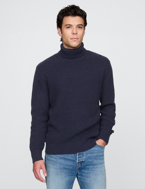CashSoft Fair Isle Turtleneck Sweater