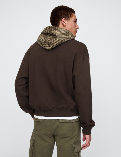 Houndstooth Logo Hoodie