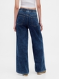 Mid Rise Knit Denim Baggy Jeans