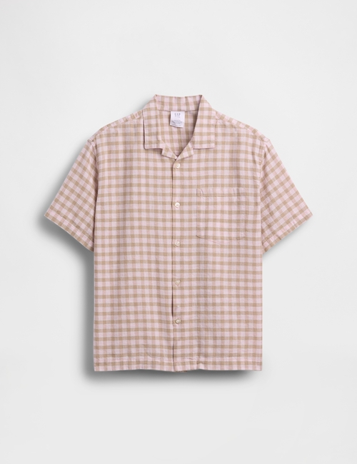 Kids Linen-Cotton Relaxed Vacay Shirt