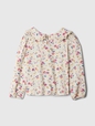 babyGap Puff Sleeve Peter Pan Top