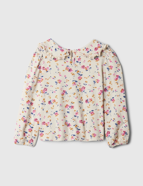 babyGap Puff Sleeve Peter Pan Top