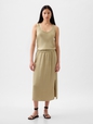 Satin Midi Skirt