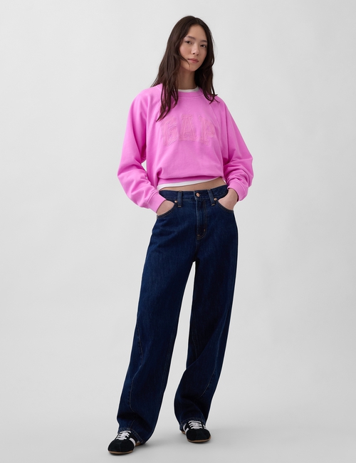 French Terry Raglan Logo Sweatshirt